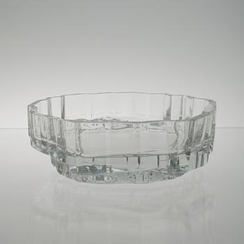 SKÅL, glas, "Lompolo" signerad  Tapio Wirkkala 3560. Modellen formgiven 1966, Iittala.