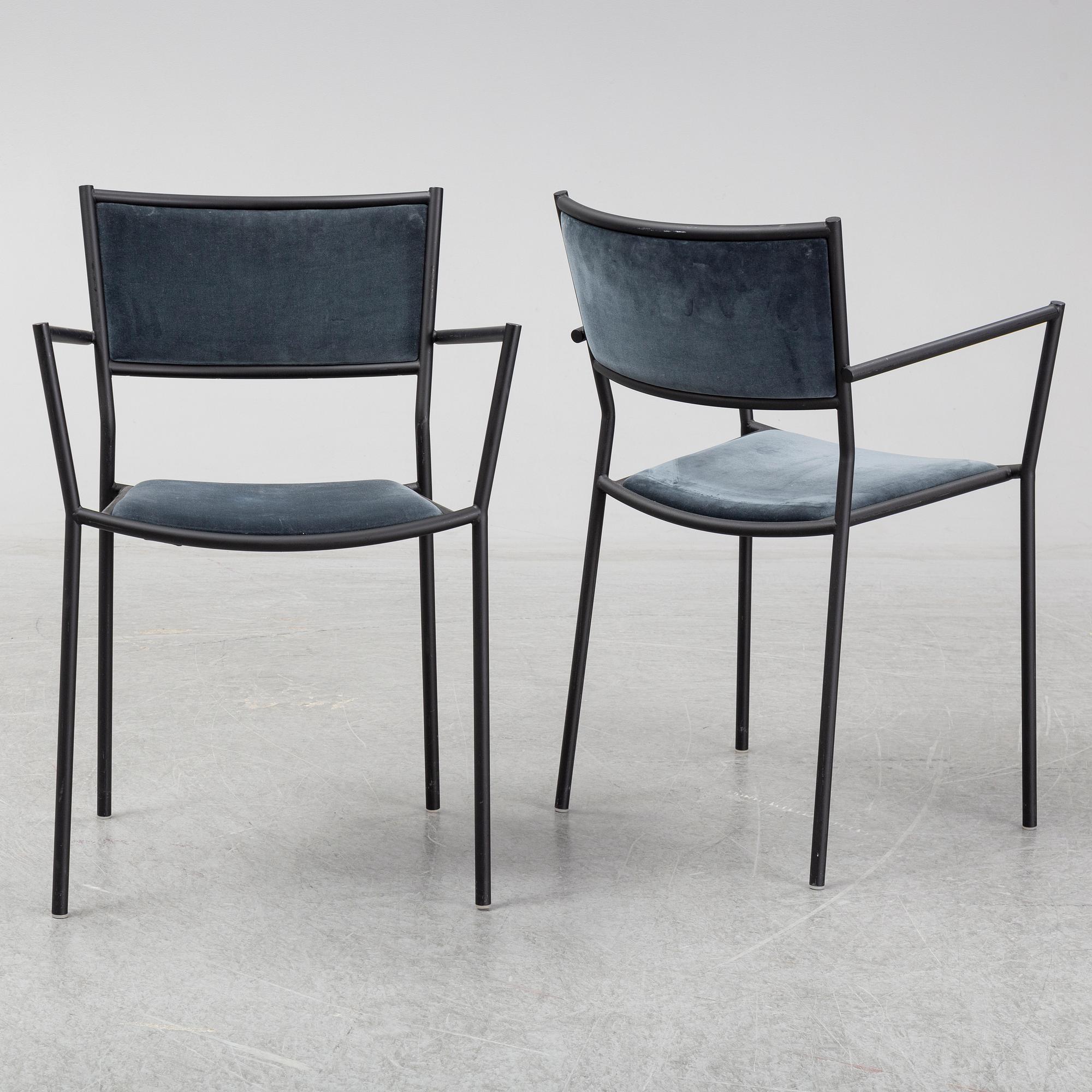 CHRIS MARTIN, "Jig chair", stolar 8 st, Massproductions, 2000-tal.