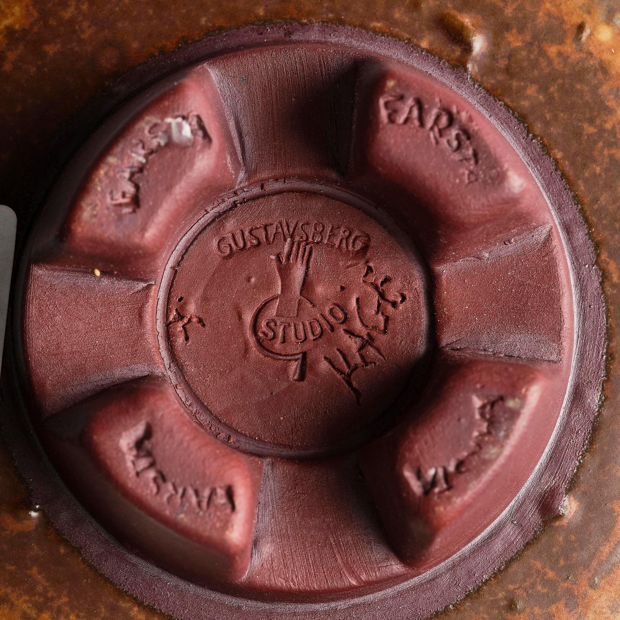 Wilhelm Kåge, a Farsta stoneware bowl, Gustavsberg Studio 1956.