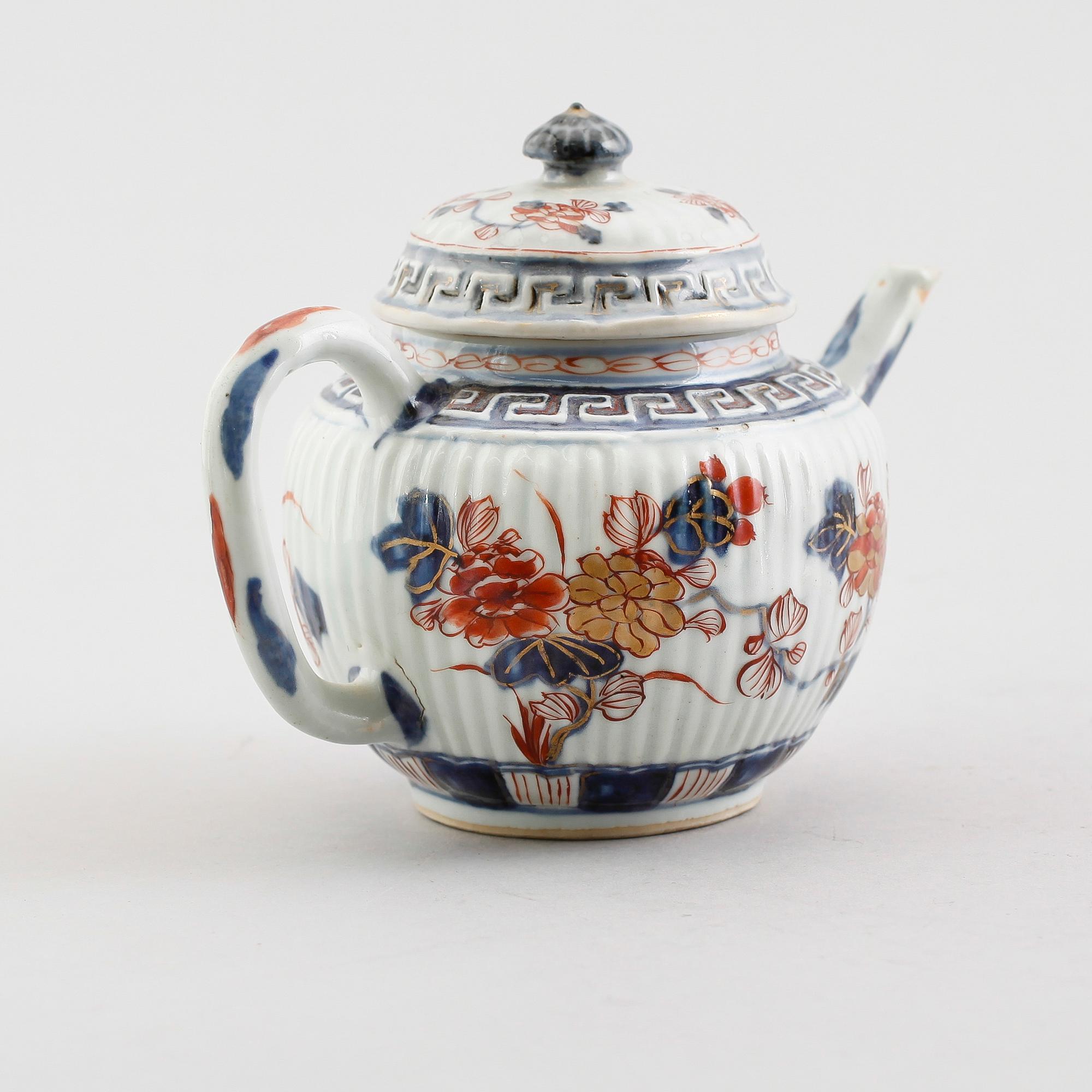 TEKANNA, porslin, Kina, 1700-tal.