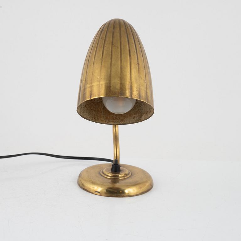 Harald Notini, skrivbordslampa/vägglampa, modell 15470, Arvid Böhlmarks Lampfabrik, 1940-tal.