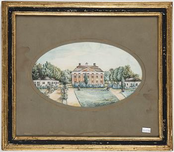 OKÄND KONSTNÄR, akvarell, 1900-talets första hälft.