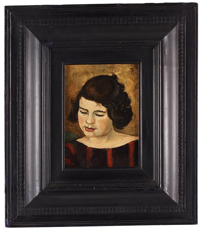 Hugo Gehlin, Portrait depicting Esther (the wife of the artist).
