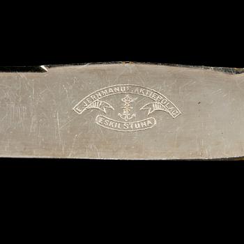 BESTICKUPPSÄTTNING, 238 delar, silver, mestadels C.G Hallberg, Stockholm, tidigt 1900-tal. Tot vikt ca 10375 g.