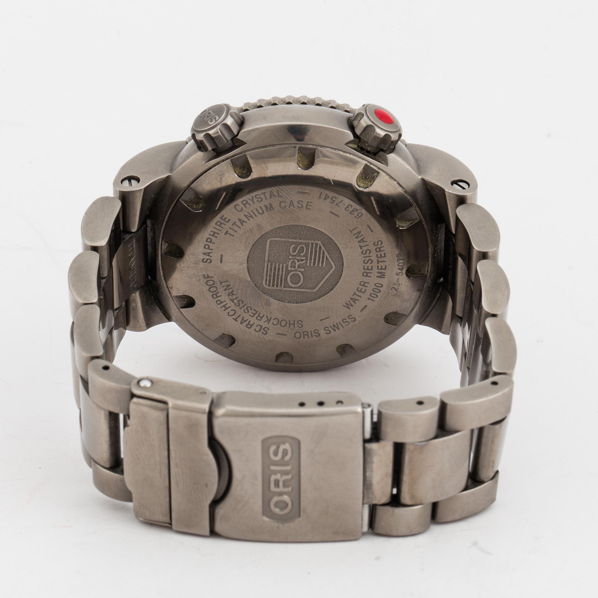 ORIS Divers Titan Date 300 m 999 ft ISO 2281 wristwatch 44 mm Bukowskis