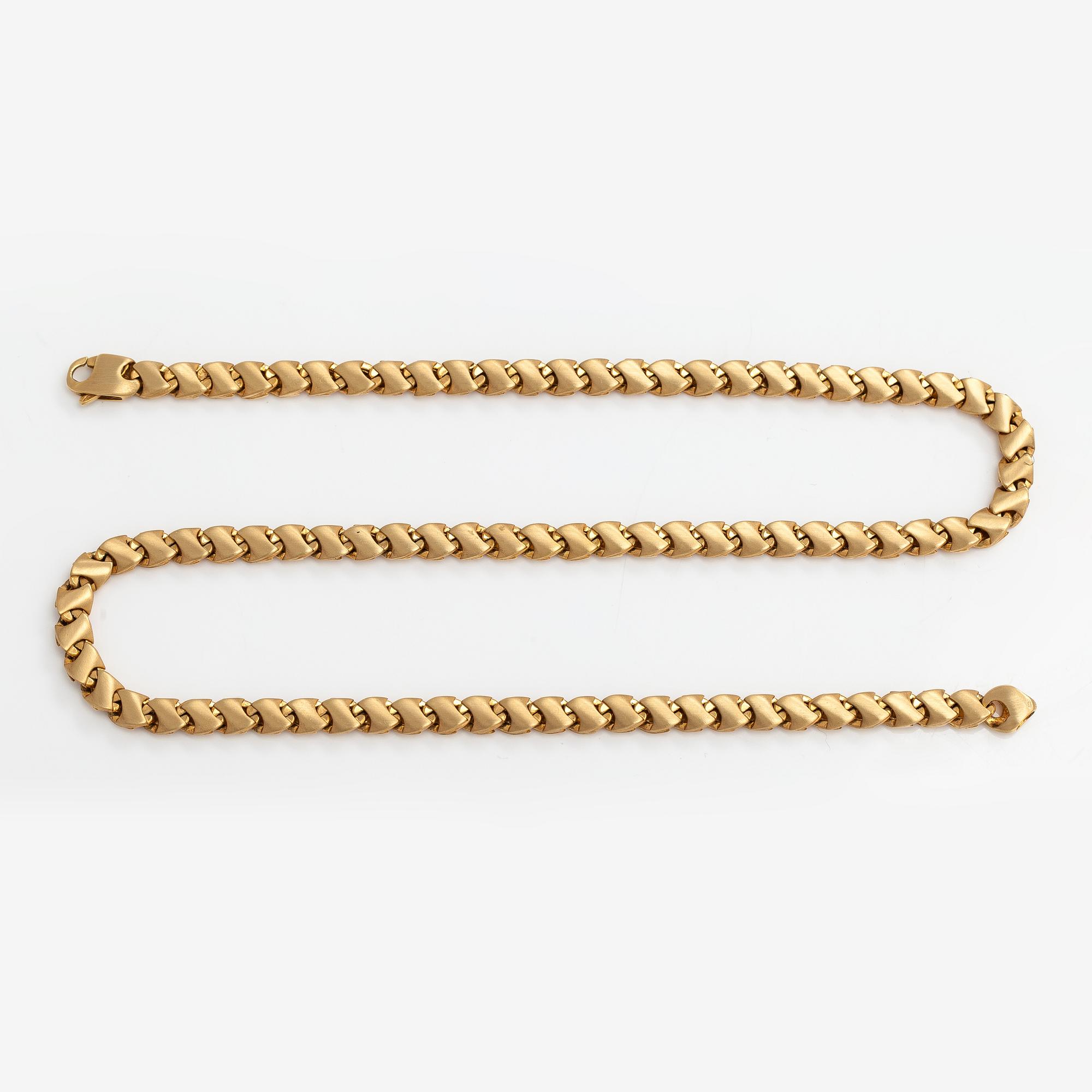 Halsband, 14K guld.