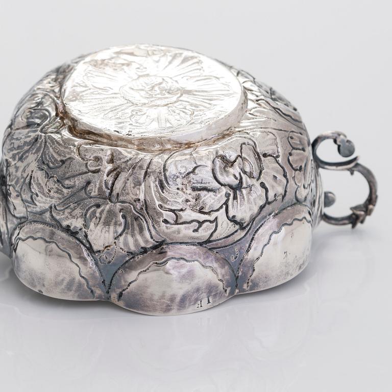 A silver brandy bowl, Porto, Portugal 18th century.