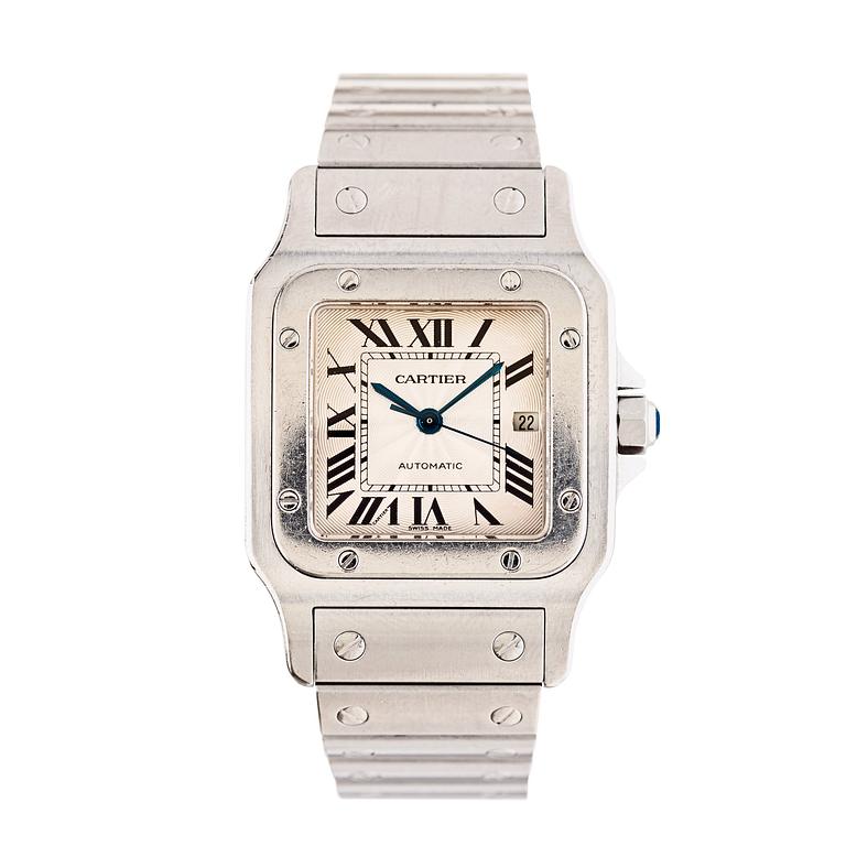 Cartier - Santos. Stål. Automatisk. 29 x 29 mm. 2001.