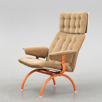 Sigurd Persson, an 'Expandra' easy chair, Åry Stålmöbler AB, circa 1970.