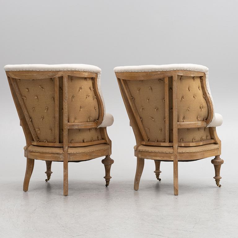 A pair of "Abbey" armchairs from Artwood.