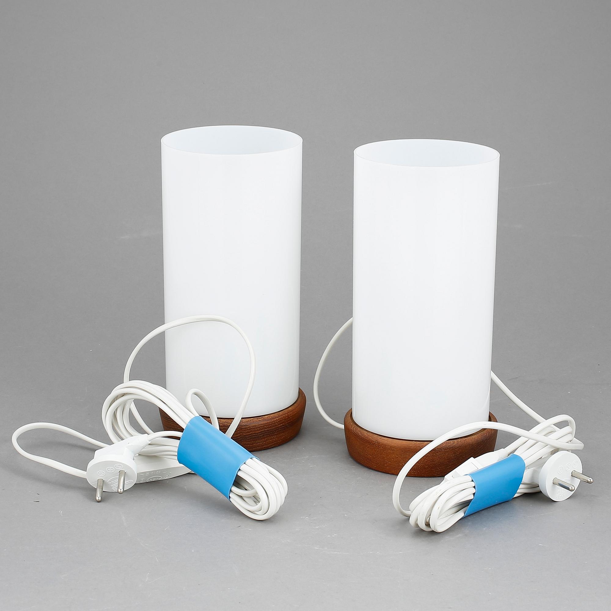 BORDSLAMPOR, ett par, Luxus, 1950/60-tal.