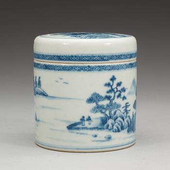 BURK med LOCK, kompaniporslin, Qing dynastin, Qianlong (1736-1795).