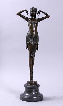 SKULPTUR, brons. Jugendstil. 1900/2000-tal.