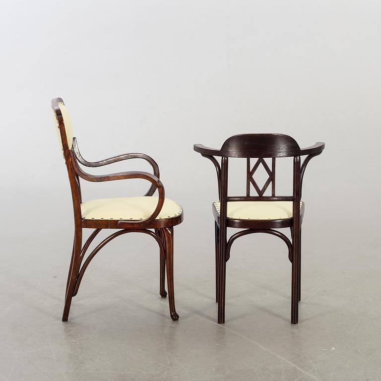 KARMSTOL samt STOL delvis Thonet, 1900-talets början.