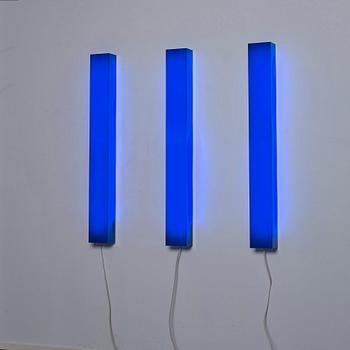 Ola Kolehmainen, "Blue 1-3 (Altar Piece)".