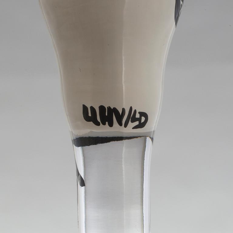 ULRICA HYDMAN-VALLIEN, glas, 9 st, 'Open minds', snaps och champagne glas för Kosta Boda.