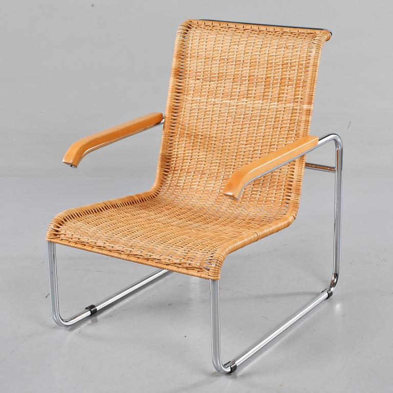 FÅTÖLJ, efter Marcel Breuer, Italien, 1970/80-tal.