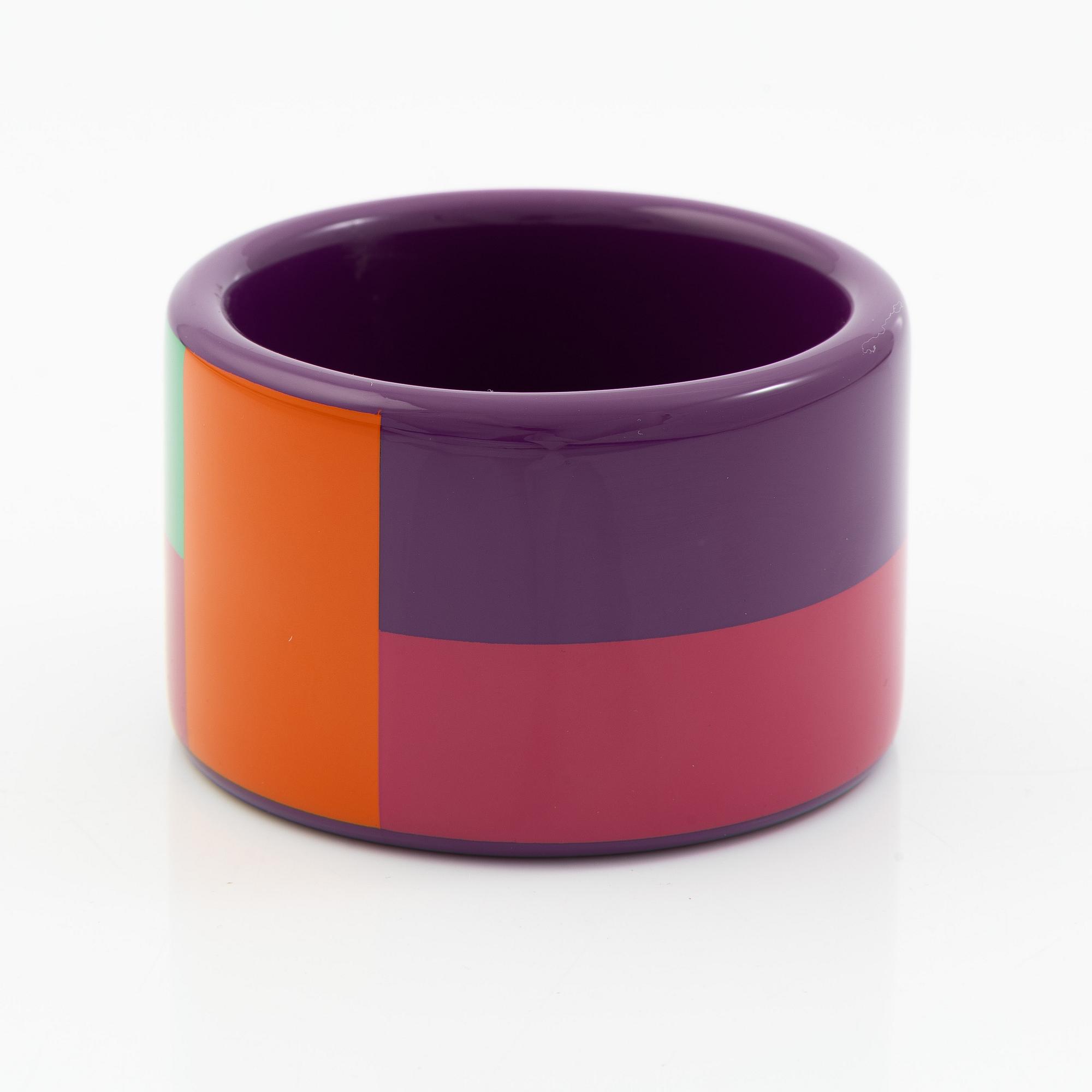 Hermès, arm ring, "Assam Cubis".