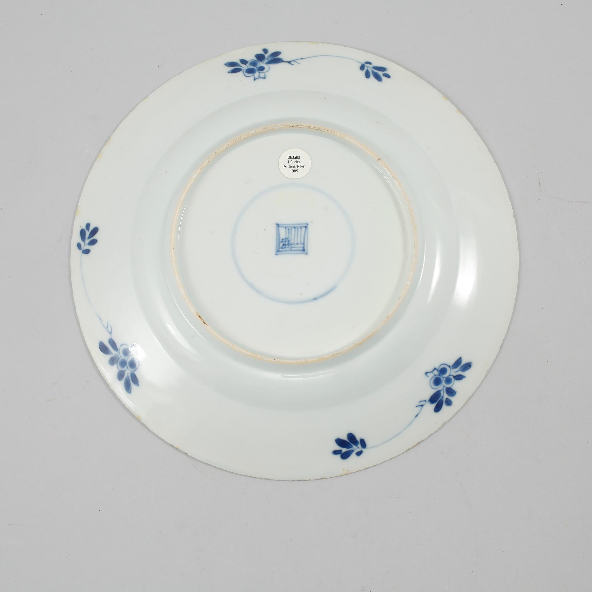 TALLRIK, porslin, Kina, Qianlong, 1736-1795.