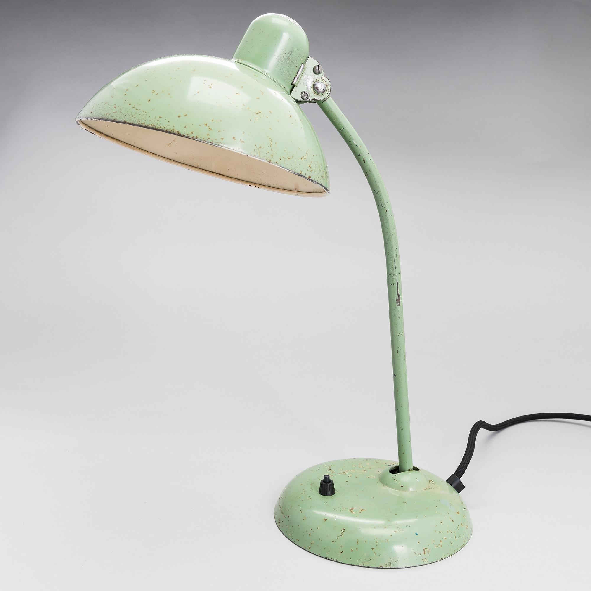 Christian Dell, a 1930/1940's '6556' table lamp for Kaiser-Idell, Germany.
