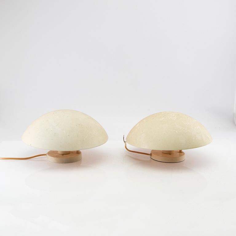 Louis Poulsen, vägglampor ett par modellnr 33058 Danmark sent 1900-tal.