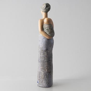 Lisa Larson, figuriner, 2 st, stengods, bl.a. "Arabkvinna", Gustavsbergs studio.