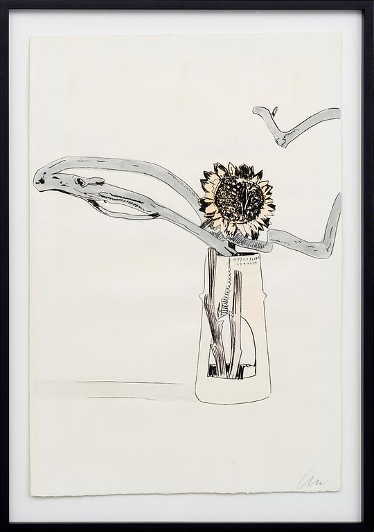 ANDY WARHOL, 'Flowers (Hand-Colored) 112', screenprint, handkolorerat, signerat -74, 110/250.