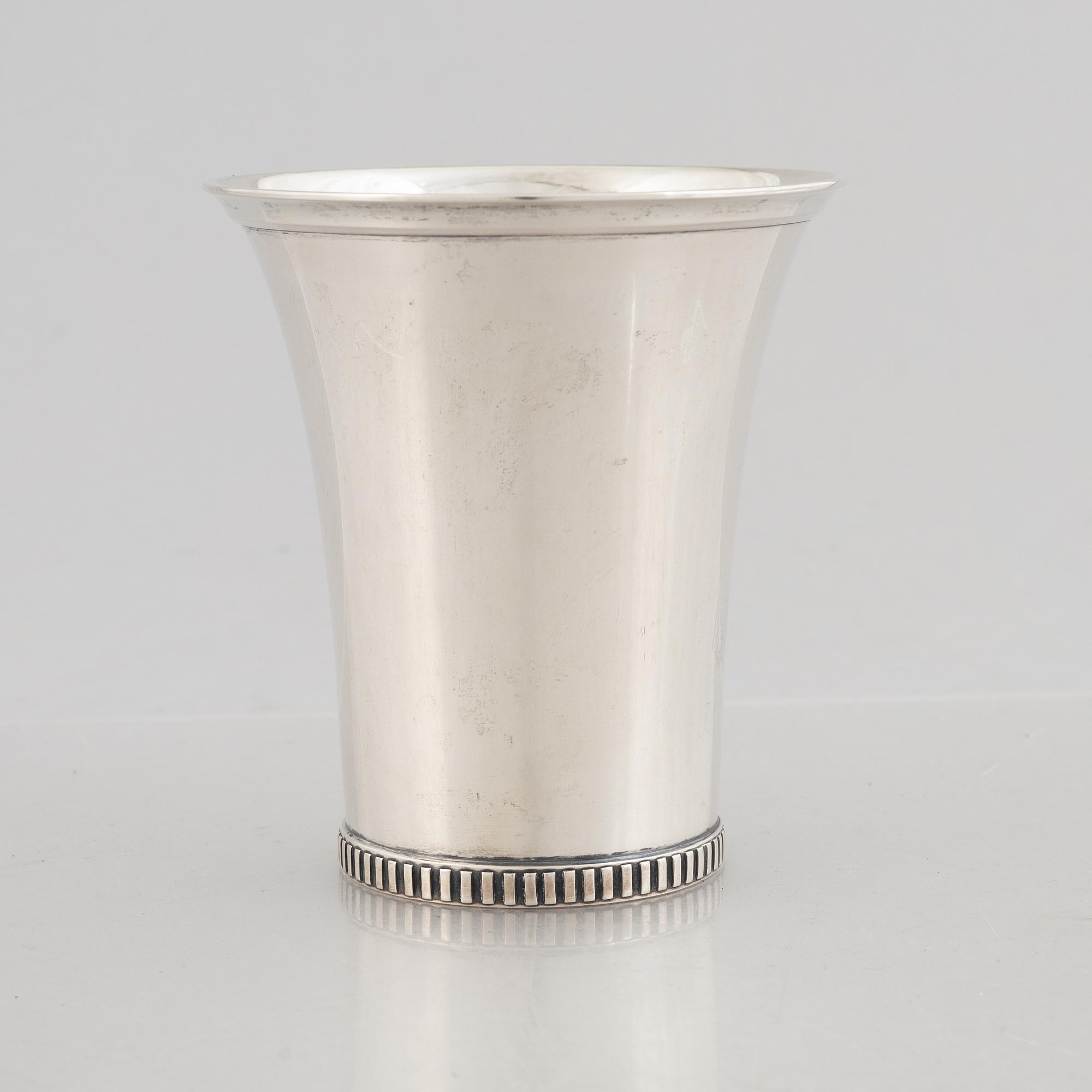 A Danish silver beaker, mark of Grann & Laglye, Copenhagen 1932.