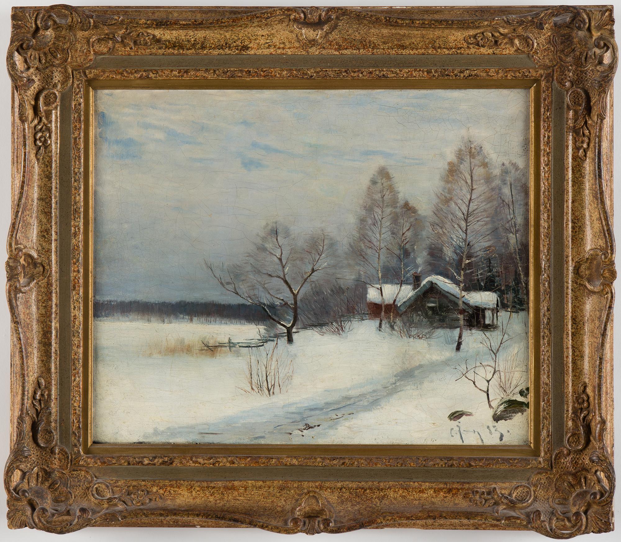 CARL JOHANSSON, oil on canvas, signed and dated -83.