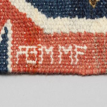 VÄVNAD, "Röd häst", Märta Måås-Fjetterström, signerad AB MMF, ca 39 x 40 cm.