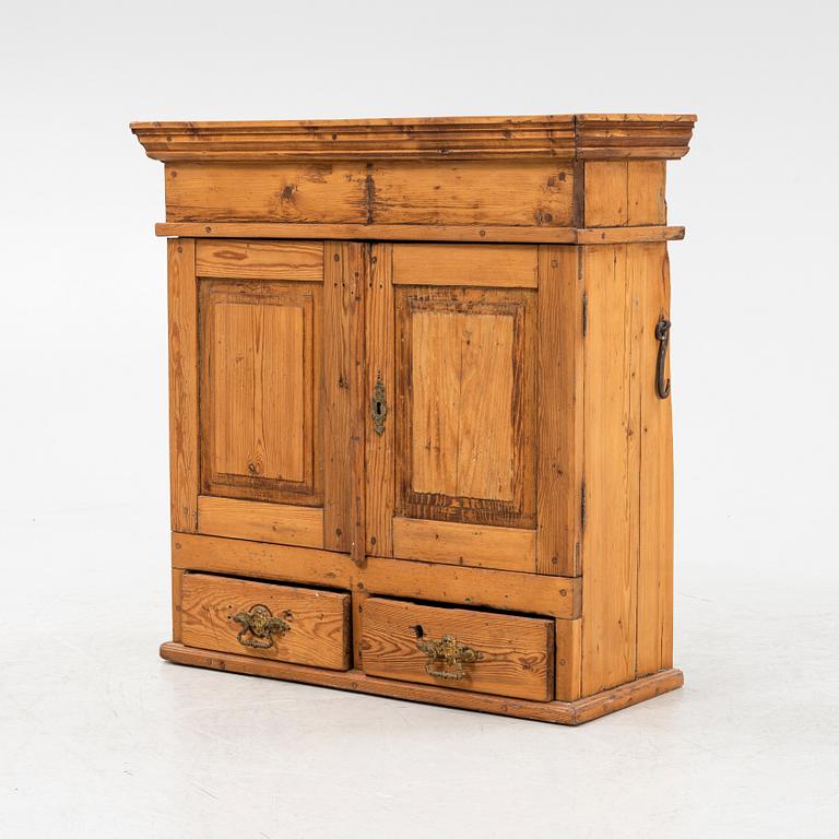 Wall cabinet, second half of the 1800s.