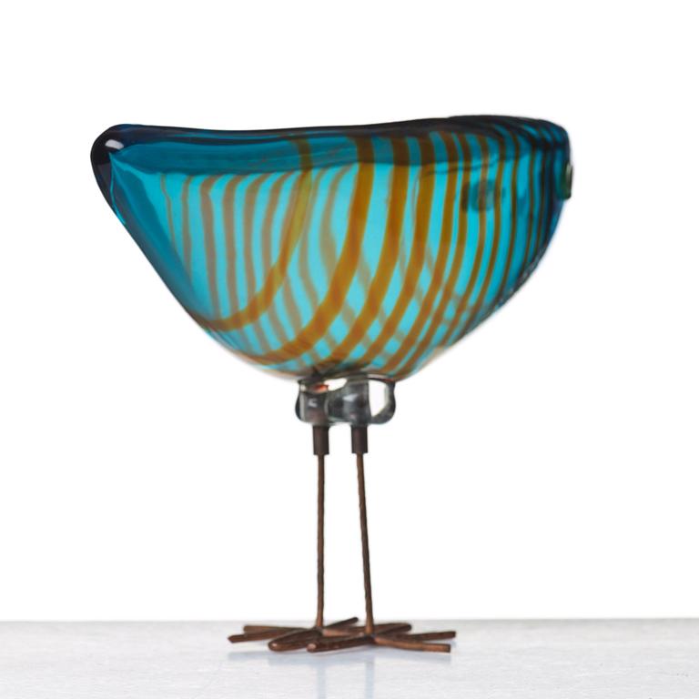 Alessandro Pianon, fågel, "Pulcino", Vistosi, Italien 1960-tal.