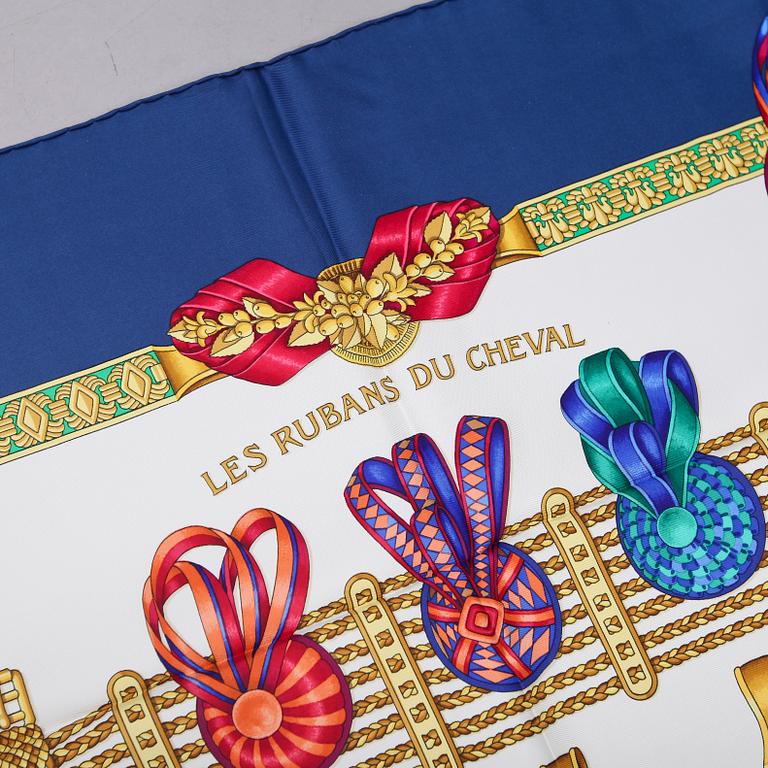 SCARF, "Les Rubans du Cheval", Hermès, siden.