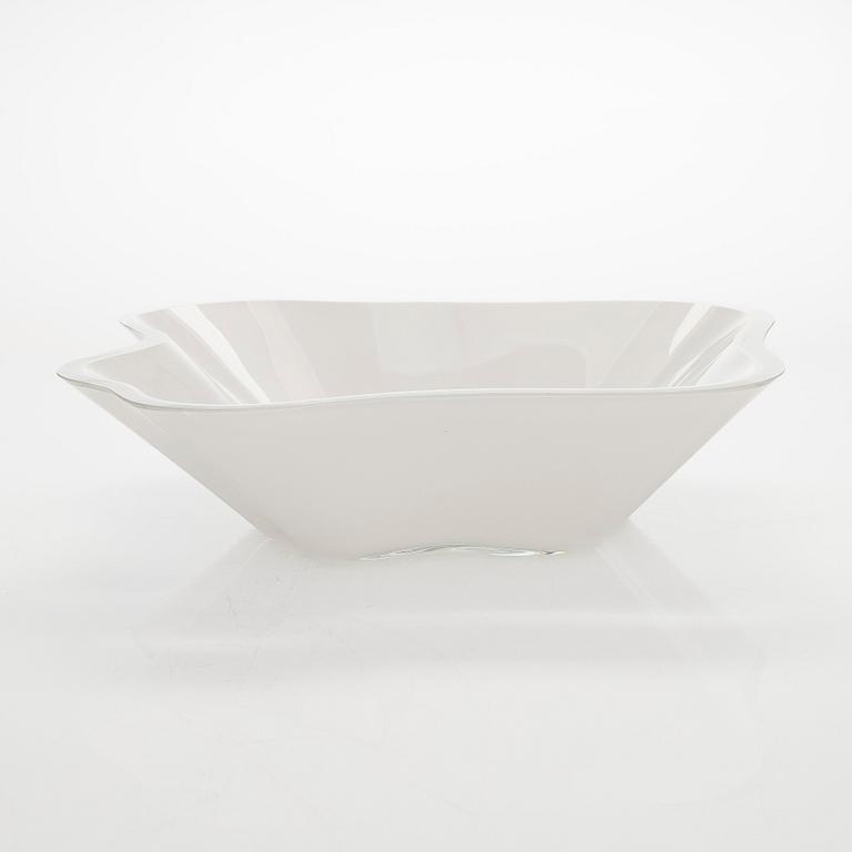 Alvar Aalto, one piece of a 1970's 'Aalto flower' glass sculpture, signed Alvar Aalto.