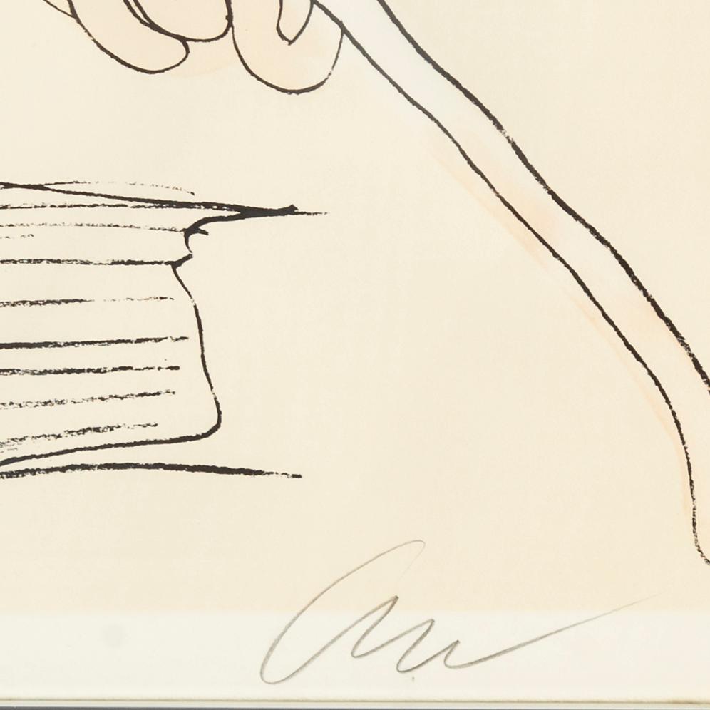 ANDY WARHOL, Silkscreen 1974, on Arches paper, signed with initials in pencil, and also signed and numbered 99/250 verso.