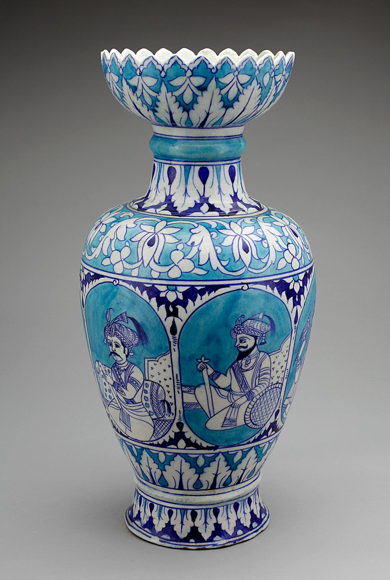 GOLVVAS, keramik, sannolikt Persien, 1800/1900-tal.