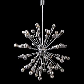 PAUL DE HAAN, taklampa, "Sputnik", 1900-talets senare hälft.