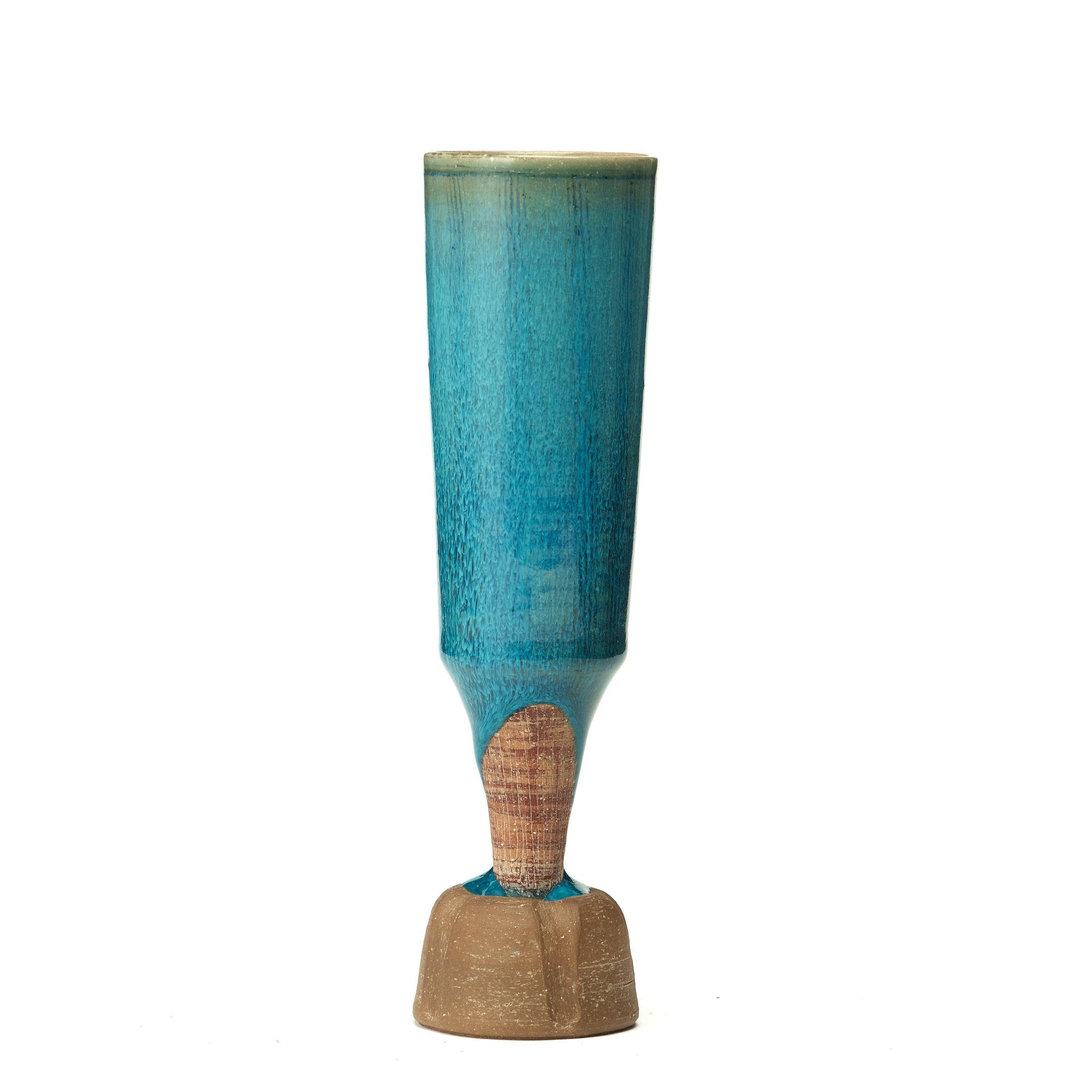 Wilhelm Kåge, A 'Farsta Spirea' stoneware vase, Gustavsberg Studio 1957.