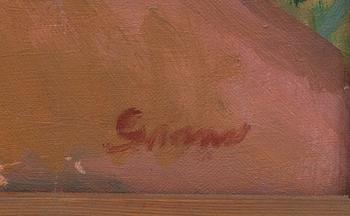 LENNART GRAM, olja på duk, signerad.