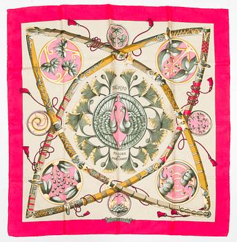 Hermès, huivi, "Daimyo Princes Du Soleil Levant".