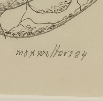 MAX WALTER SVANBERG, drawing signed and dated.