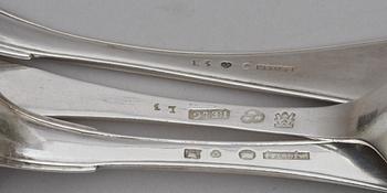 SKEDAR, 3 st. Silver. 1800-tal.