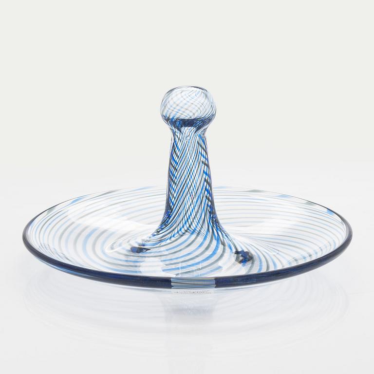 Inga Sempé, an art glass bowl 'Filigraani' series, signed INGA SEMPÉ IITTALA.