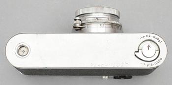 KAMERA, Leica IIIf, nr. 638458, Wetzlar, Tyskland, 1952-53.