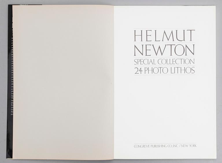 BOK: Special Collection, 24 Photo Lithos, Helmut Newton, first edition 1979.