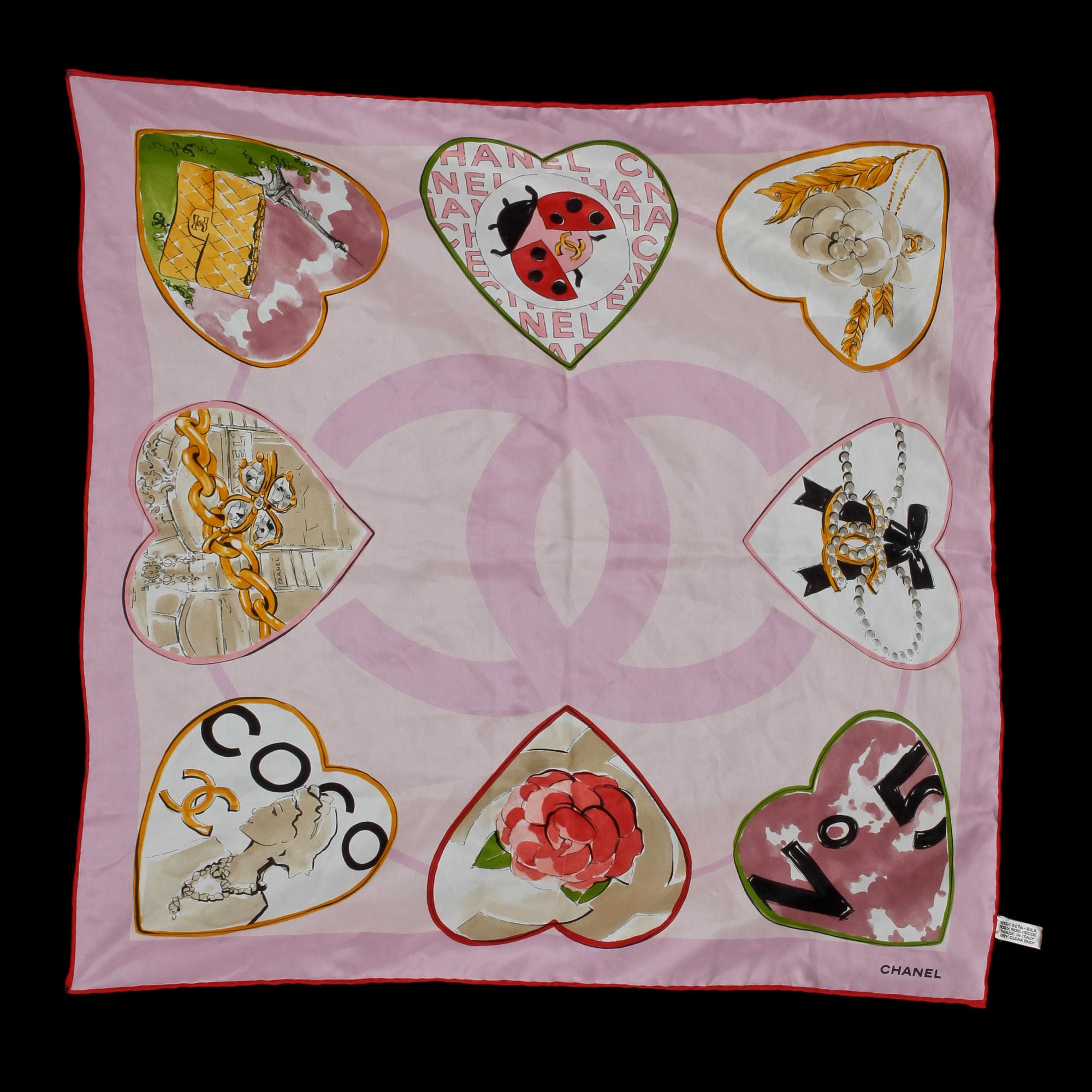 SCARF, siden, Chanel, 1900-talets fjärde kvartal.