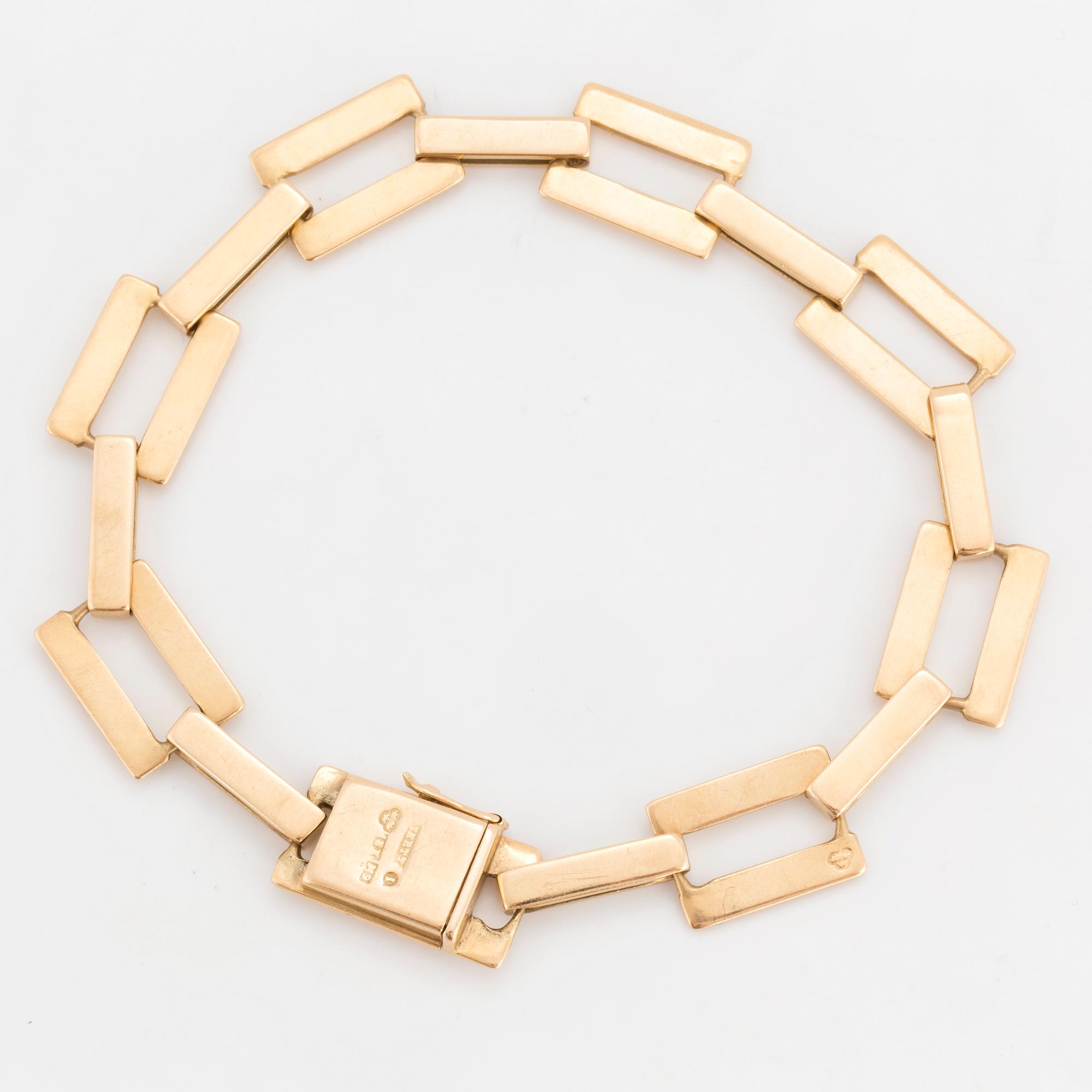 CLAËS E. GIERTTA, armband, 18K guld, Stockholm, 1962. 18K guld.