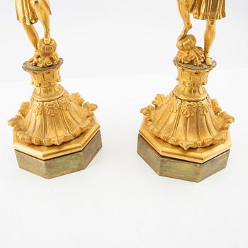 Candelabras, a pair from the second half of the 19th century.