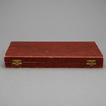 PARTI SILVER, 16 delar, bland annat Gewe Silvervarufabriken, Malmö, 1900-talets första hälft. Vikt ca 320 gram.