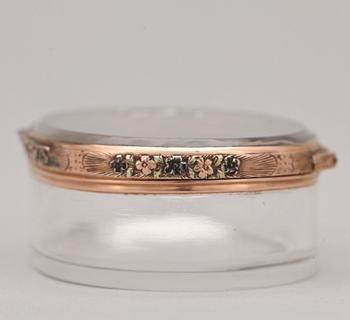 DOSA, bergskristall samt guld, 1800-tal.